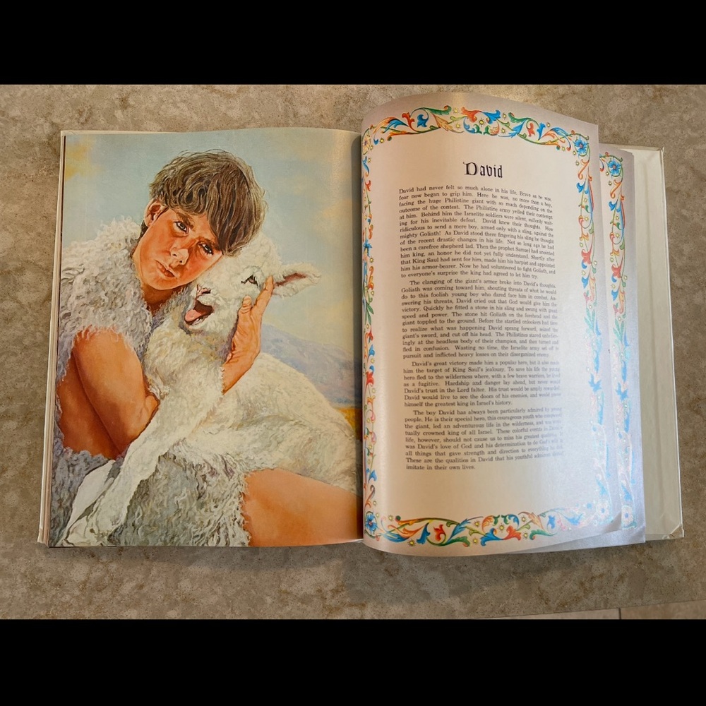 “Our Christian Heritage” Padded Hardback Book Circa 1967 Vintage Christian - Picture 6 of 10